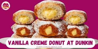 Vanilla Creme Donut Dunkin: A Delightful Treat for Every Sweet Tooth