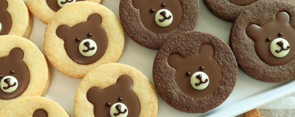 Teddy Bear Butter Cookies Recipe