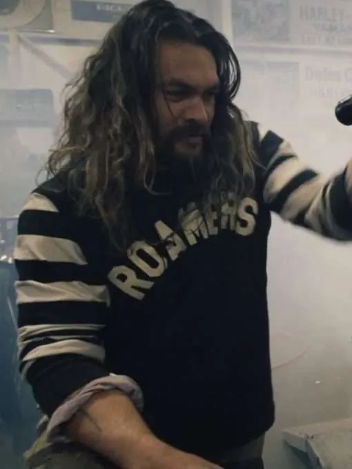 Embrace Adventure with the On The Roam Jason Momoa Roamers Striped Sleeves Shirt